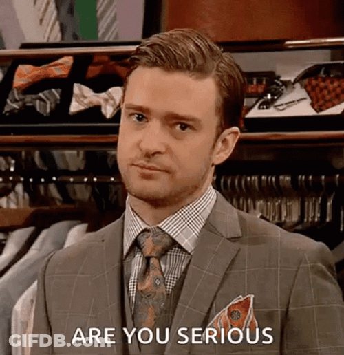 Are You Serious Justin Timberlake Singer GIF