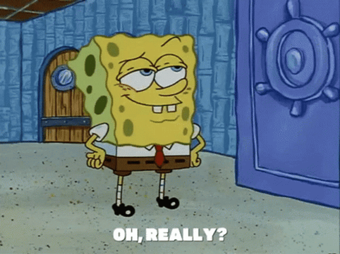 Are You Sure About That SpongeBob Meme GIF