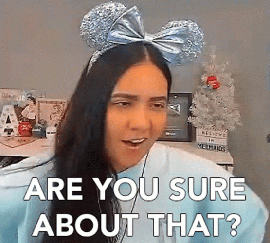 Are You Sure About That Woman Eyeroll GIF