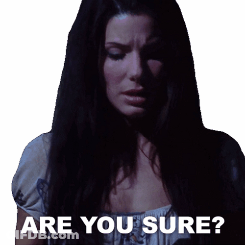 Are You Sure Confused Sandra Bullock GIF