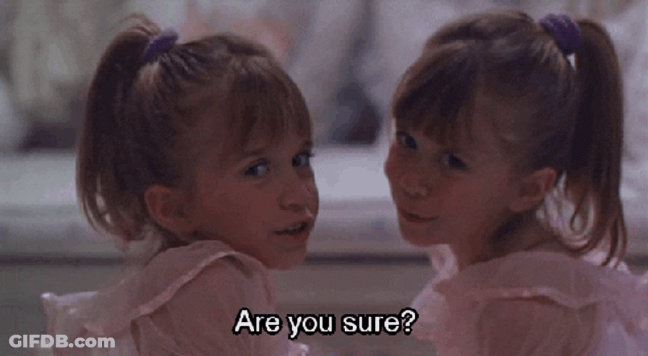 Are You Sure Cute Mary Kate Olsen Twins GIF