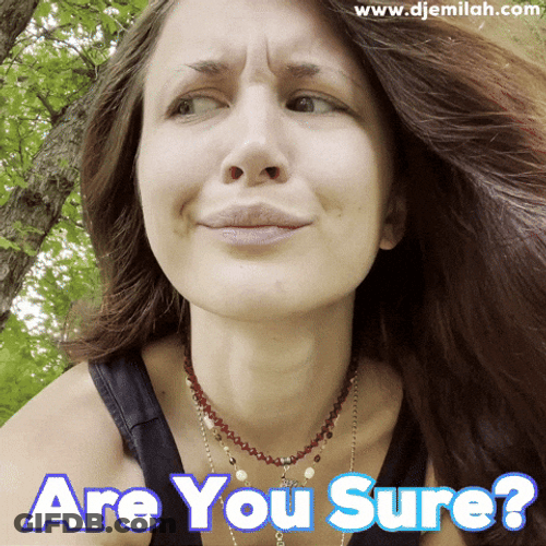 Are You Sure Djemilah Birnie Author GIF