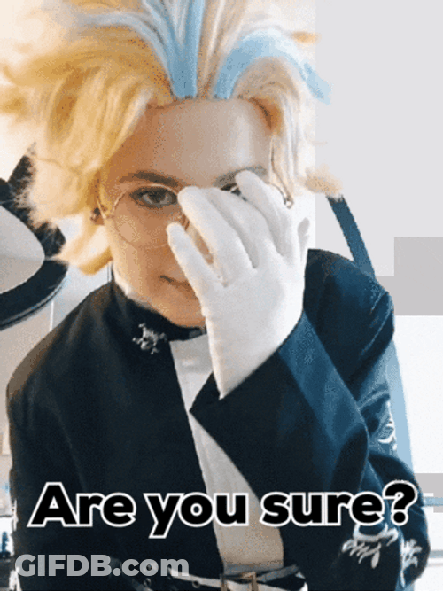 Are You Sure Haitani Pro Gamer GIF