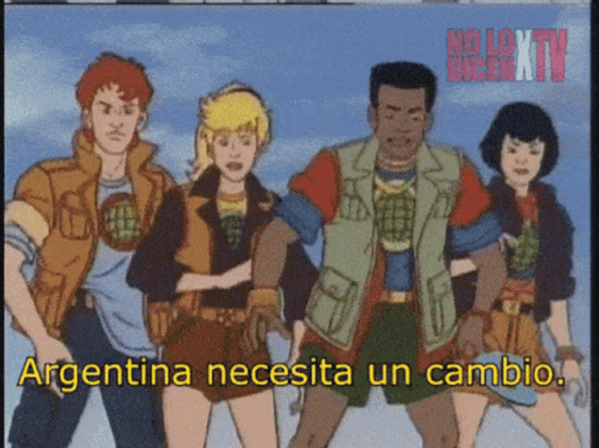 Argentina Version Captain Planet And The Planeteers GIF