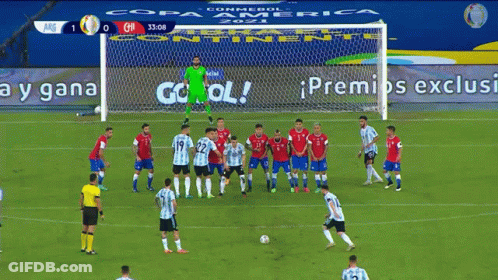 Argentina Vs Chile Soccer Score 1-0 GIF