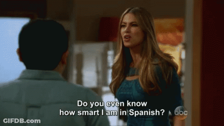 Arguing Sofia Vergara GIF