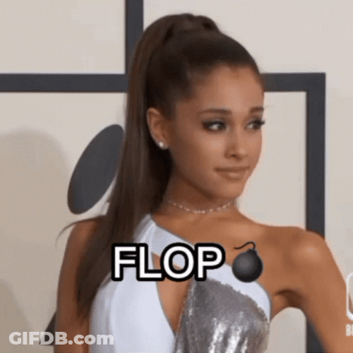 Ariana Grande Flop GIF