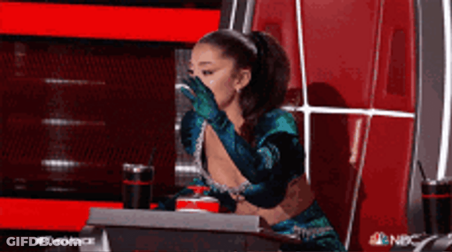 Ariana Grande Hit The Easy Button GIF