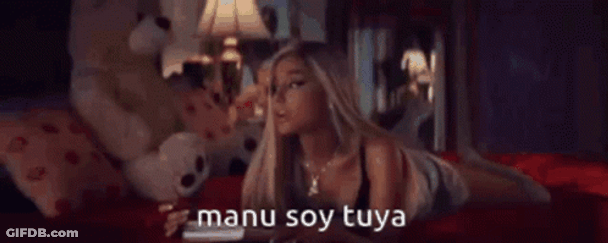 Ariana Grande Hot Bed Singing Thank U, Next GIF