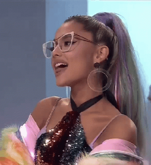 Ariana Grande Hot Lick Tongue Out GIF