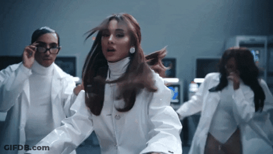 Ariana Grande Hot Scientist Lab 34 35 GIF