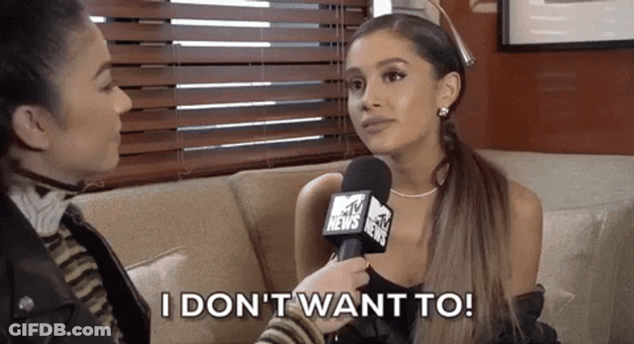 Ariana Grande I Don't Want To GIF