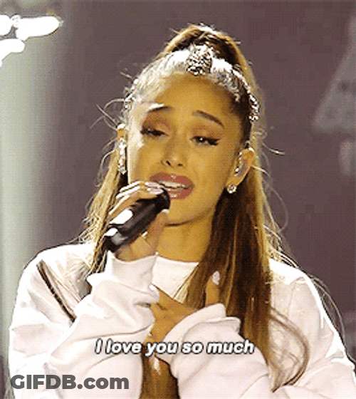 Ariana Grande I Love You GIF