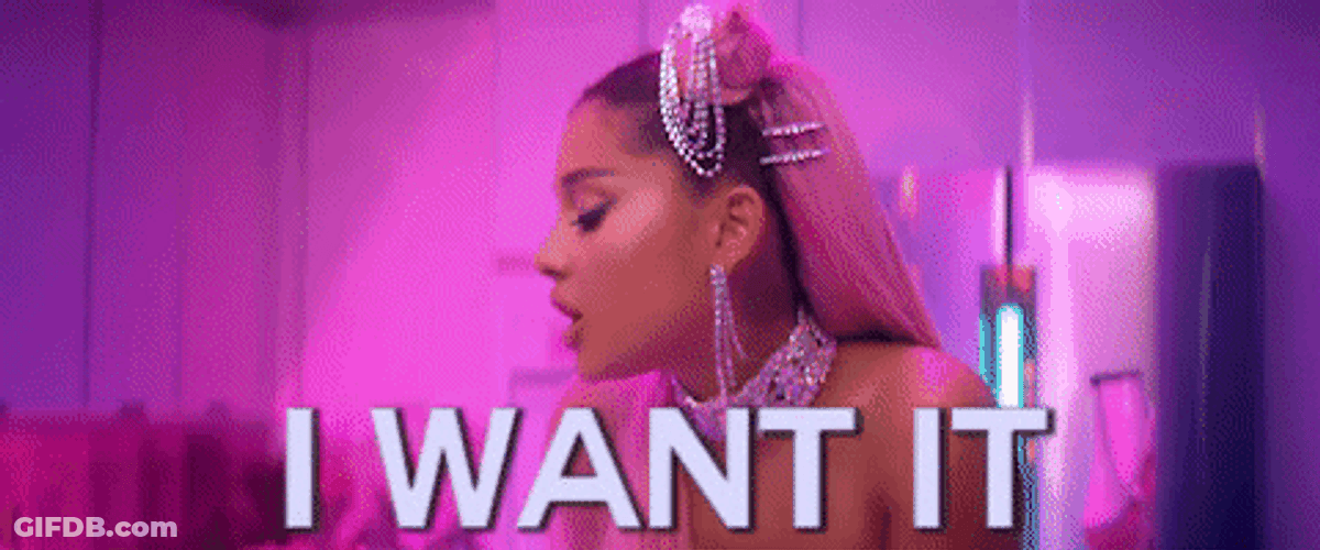 Ariana Grande I Want It GIF