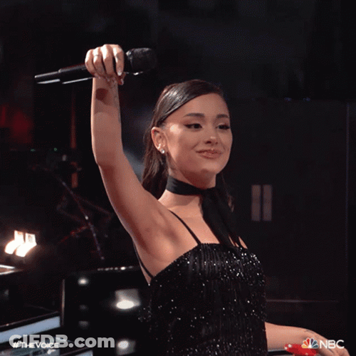 Ariana Grande Mic Drop Meme GIF