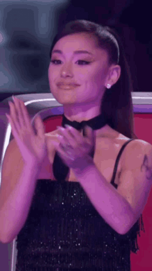 Ariana Grande Standing Ovation GIF