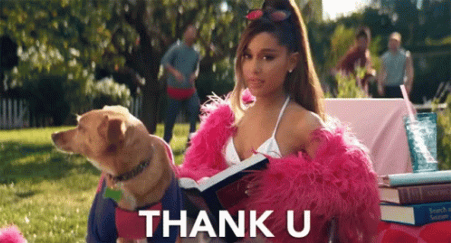 Ariana Grande Thank U Next GIF