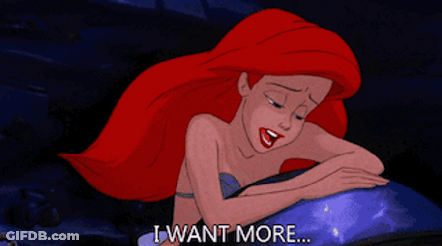 Ariel Begging For More GIF