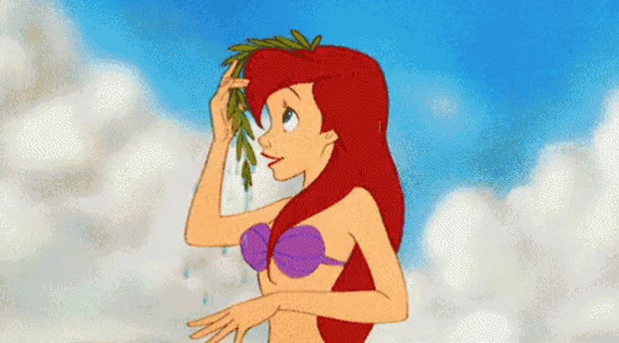 Ariel Sulking GIF