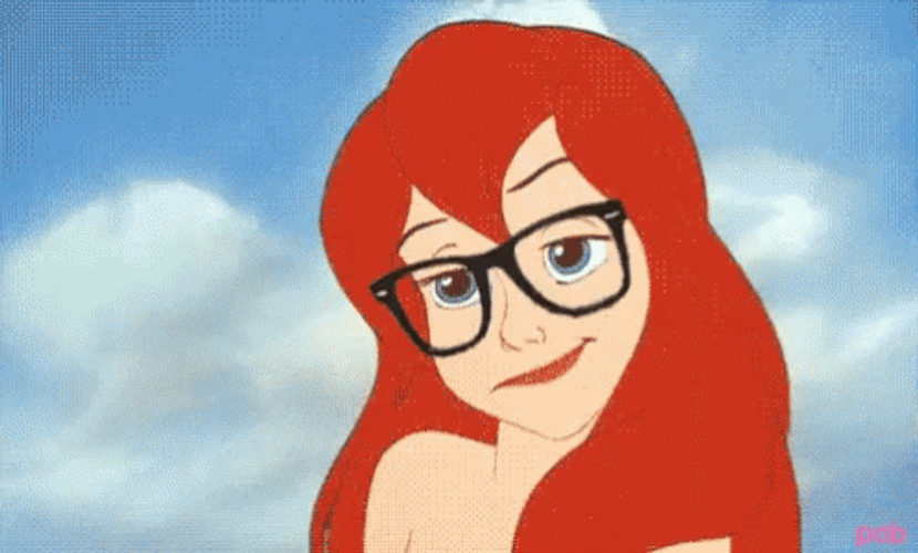 Ariel Thinking GIF