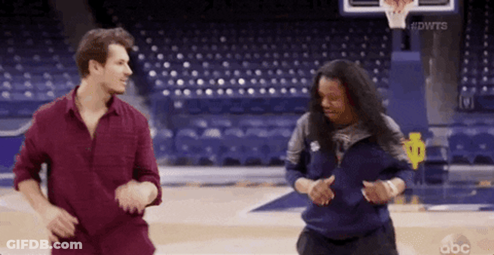 Arike Practicing Ballroom Dance GIF