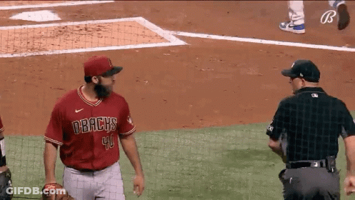 Arizona Baseball Player Running To Home Plate GIF