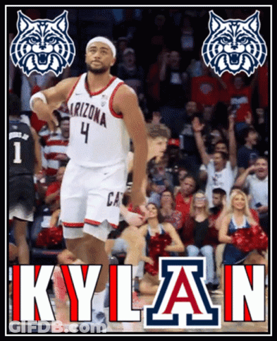 Arizona Basketball Player Poster GIF