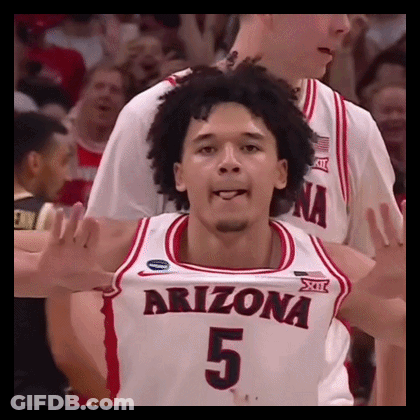 Arizona Basketball Player Standing On Court GIF
