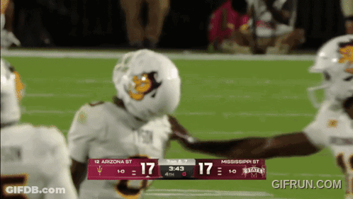 Arizona Vs Mississippi State Football Game GIF