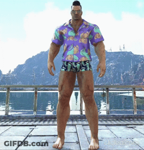Ark Survival Evolved Character Dancing GIF