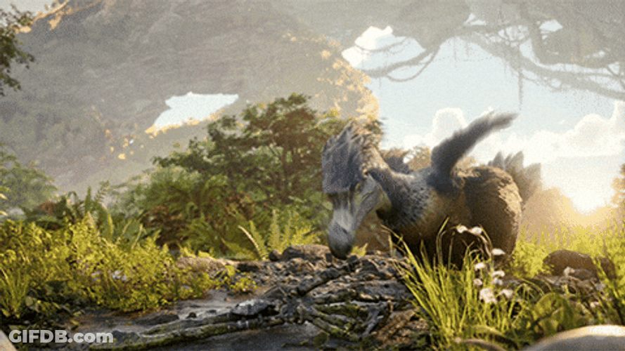 Ark Survival Evolved Dodo Pecking GIF
