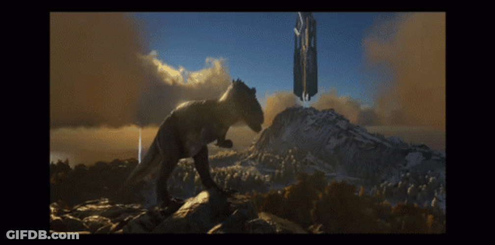 Ark Survival Evolved Giganotosaurus GIF