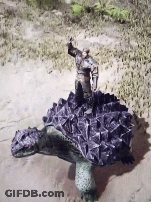 Ark Survival Evolved Solo Gameplay GIF