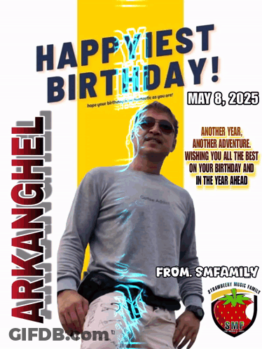 Arkanghel's Birthday May 8Th Poster GIF