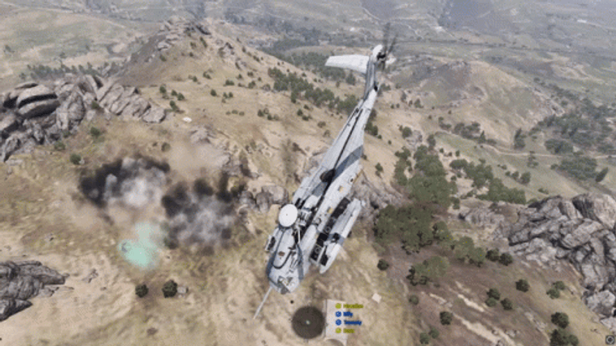 Arma 3 CH-53E Super Stallion Crash GIF