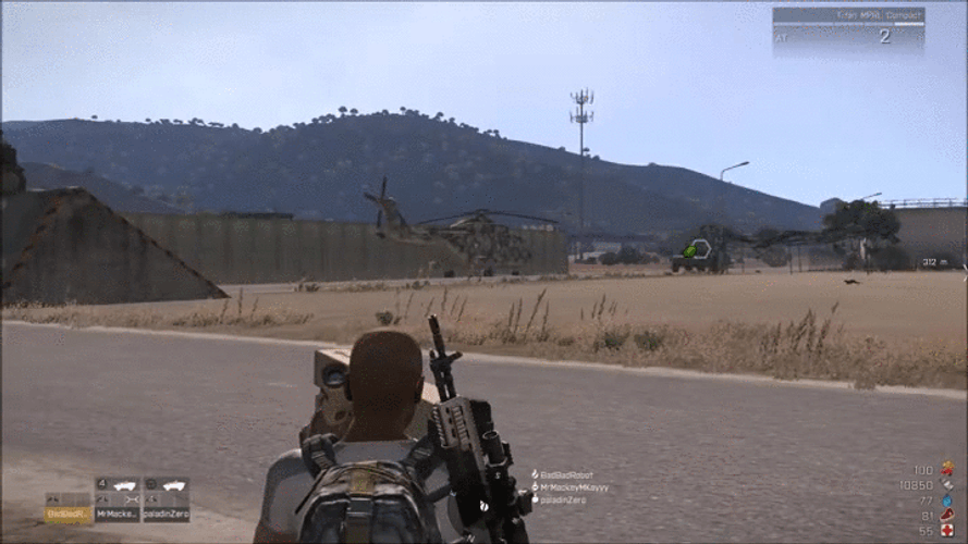 Arma 3 Extreme Stunt Ramp Landing GIF