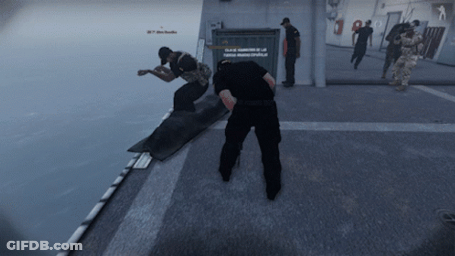 Arma 3 Gameplay Man Overboard GIF