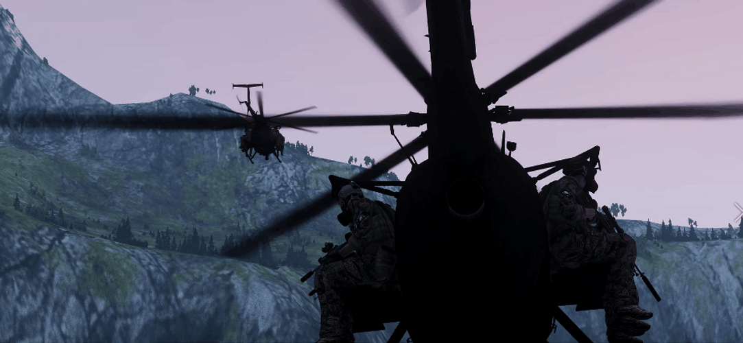 Arma 3 IIIE Echelon International Helicopter GIF