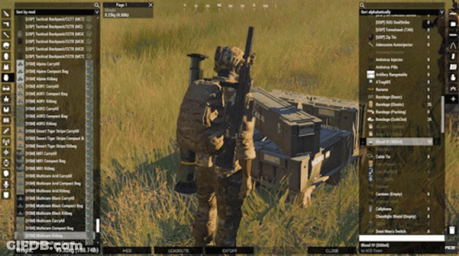 Arma 3 Tumbling Animation Gameplay GIF