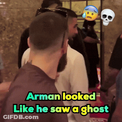 Arman Saw Ghost In Crowd GIF