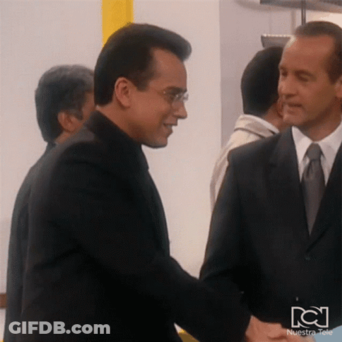 Armando Mendoza With Investor Muchas Gracias GIF