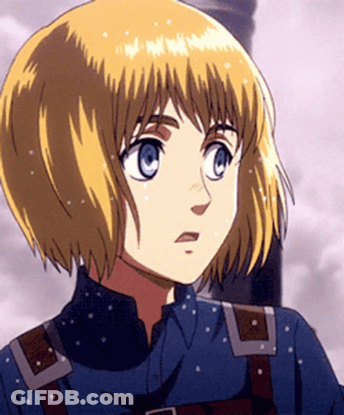 Armin Arlert Stops Running GIF