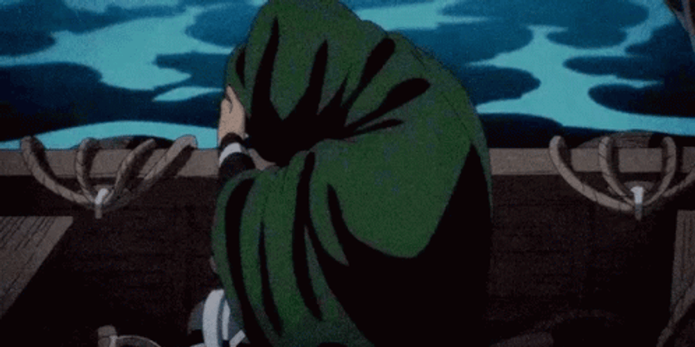 Armin Arlert Wearing Cloak GIF
