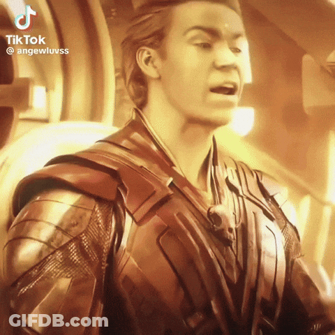 Armored Man With Skull On Chest TikTok GIF