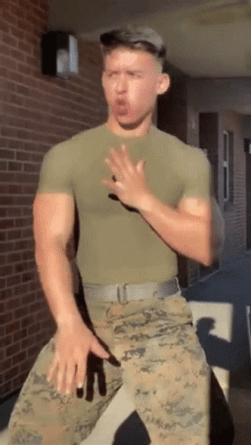 Army Soldier Tiktok Dancing GIF
