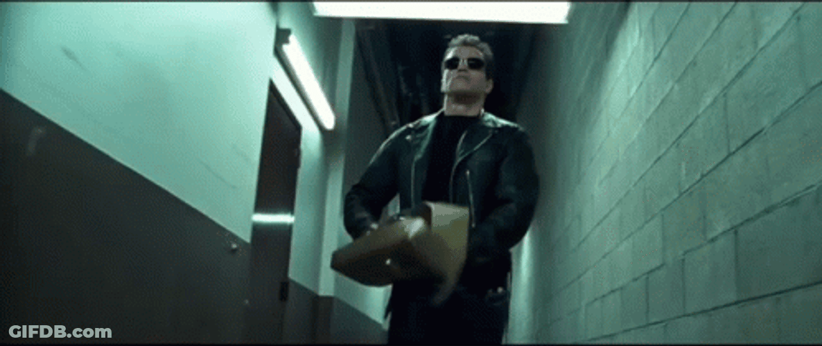Arnold Coming To Attack GIF