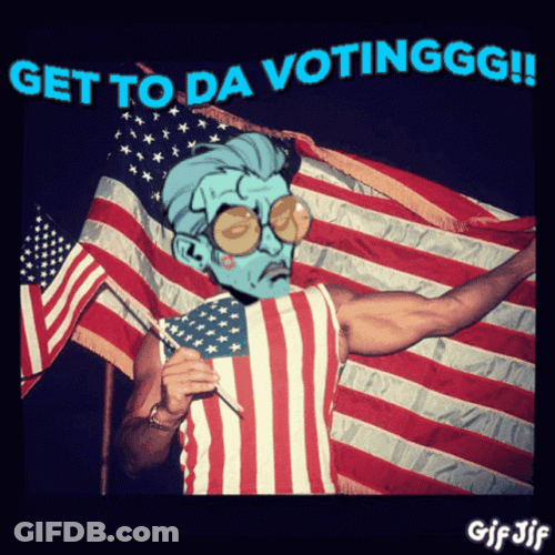 Arnold Get To Da Voting GIF