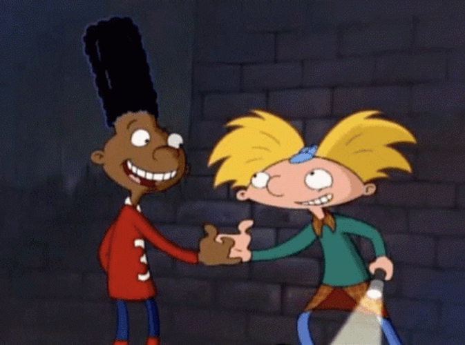 Arnold Handshake And Gerald Johanssen GIF