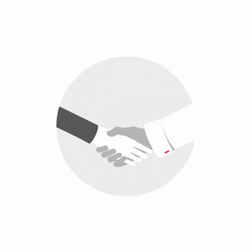 Arnold Handshake Black And White GIF