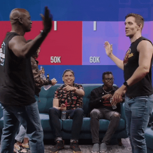 Arnold Handshake With Black Man GIF